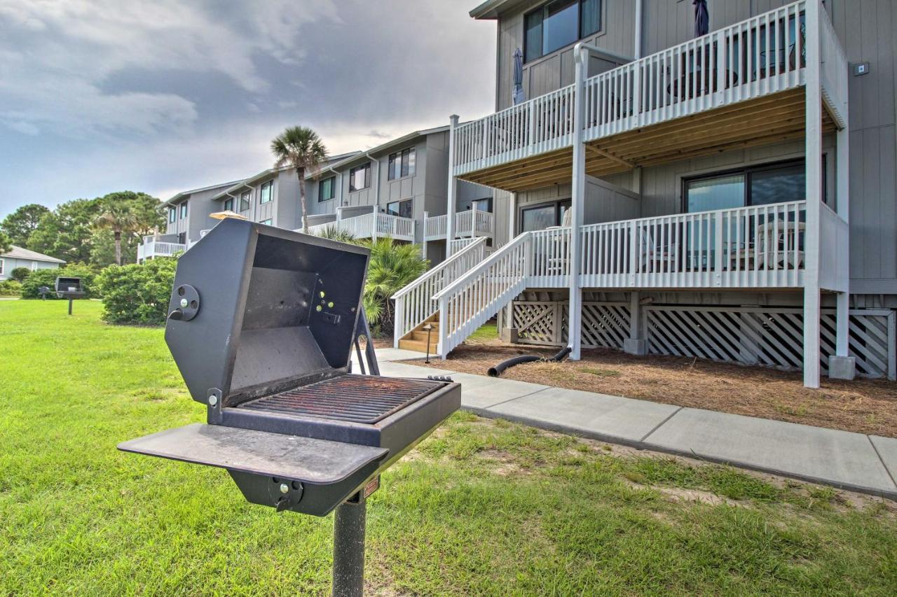 Harbor Island Condo With Deck - Steps To Beach! Oceanmarsh Subdivision Eksteriør billede