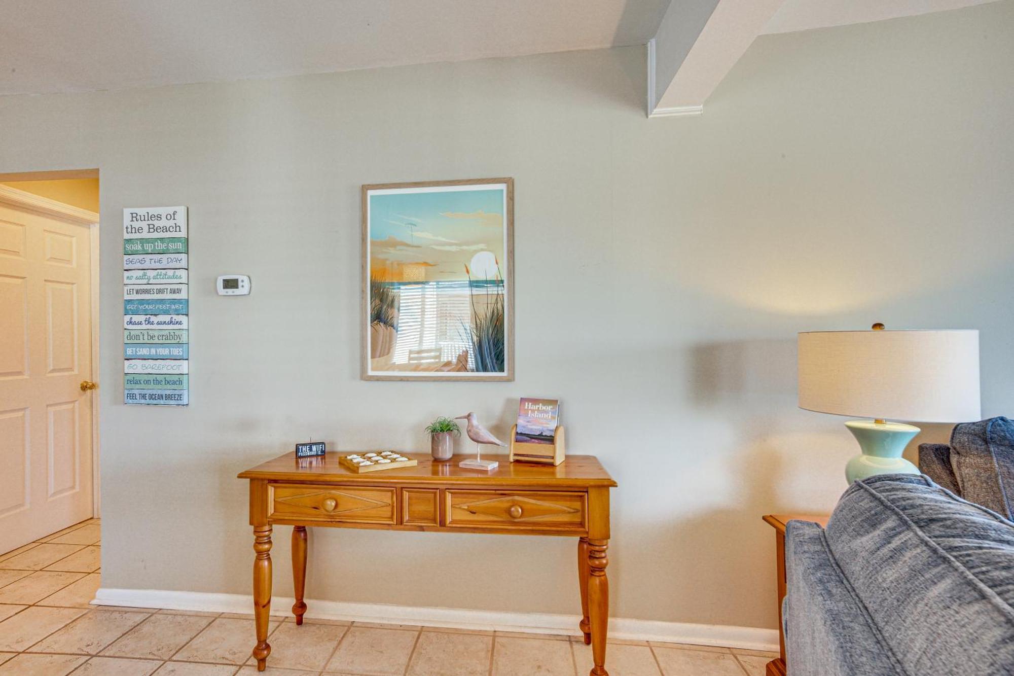 Harbor Island Condo With Deck - Steps To Beach! Oceanmarsh Subdivision Eksteriør billede