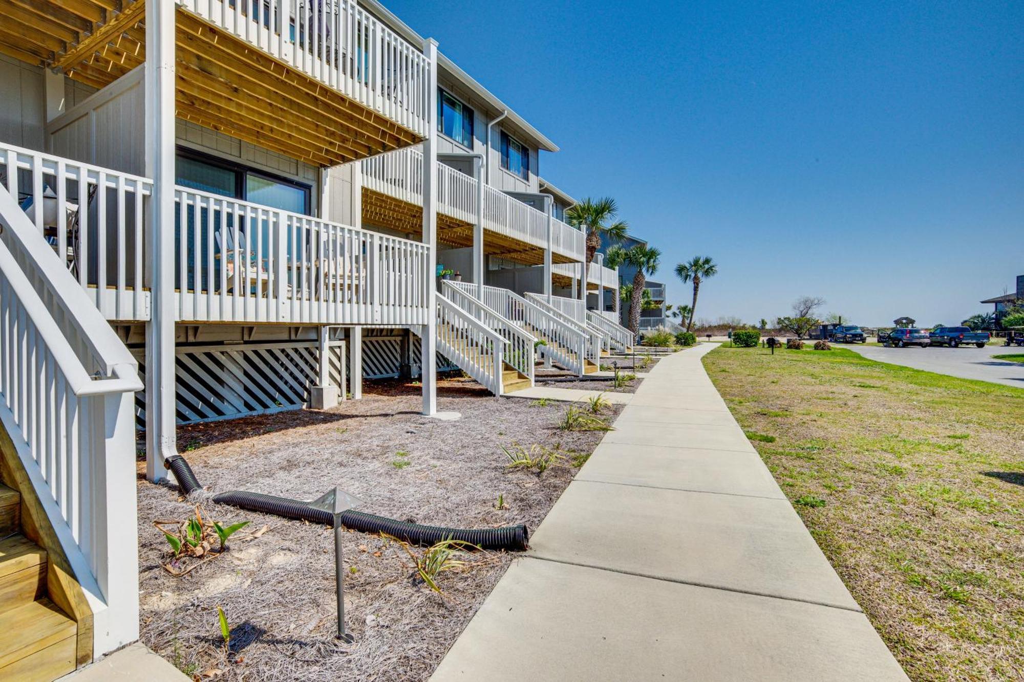 Harbor Island Condo With Deck - Steps To Beach! Oceanmarsh Subdivision Eksteriør billede